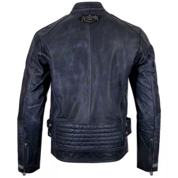 AFFLICTION Men's Jacket VELOCITY LEATHER JACKET - Picture 2 of 12